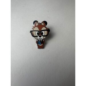 2010 Disney Nerds Rock! Trading Pin Chip Chipmunk Cast Member Costume Glasses